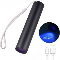 Rechargeable UV Lamp with Built-in Power Bank Black