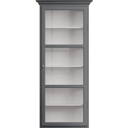 LINDEBJERG DESIGN Classic V4 Anthracite Vitrineskab 78x171cm
