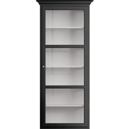 LINDEBJERG DESIGN Classic V4 Black Vitrineskab 78x171cm