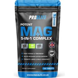 ProElite Magnesium Glycinate 5-in-1 Complex 180 Vegan Tablets