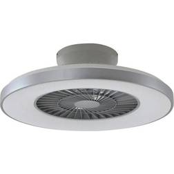 Lindby Paavo LED Smart Ceiling Fan Silver/White