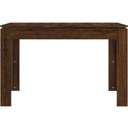 vidaXL 815389 Brown Oak Matbord 60x120cm