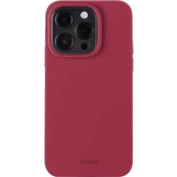 Holdit Silicone Case for iPhone 15 Pro Red Velvet