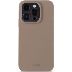 Holdit Silicone Case for iPhone 15 Pro Mocha Brown
