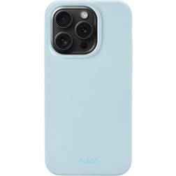 Holdit Silicone Case for iPhone 15 Pro Mineral Blue