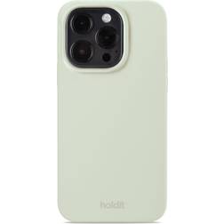 Holdit Silicone Case for iPhone 15 Pro White Moss