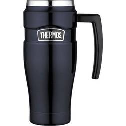 Thermos Stainless King With Handle Midnight Blue Termosmugg 47cl