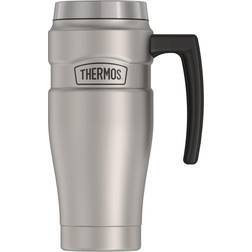 Thermos Stainless King With Handle Matte Stainless Steel Travel Mug 47cl