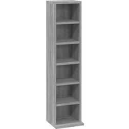 vidaXL CD Cabinet Sonoma Grey Bokhylla 88cm