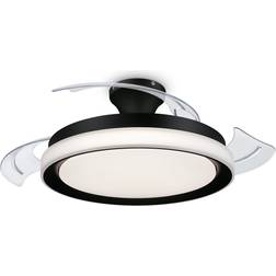Philips Bliss Fan Ceiling Light 35+28W Black