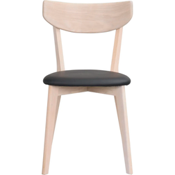 Rowico Home Ami Leather Whitewash/Black Køkkenstol 80cm 2stk