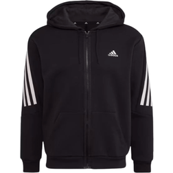 adidas Future Icons 3-Stripes Full-Zip Hoodie - Black