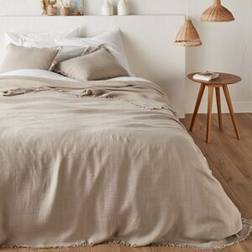 LA REDOUTE INTERIEURS Linange 100% Washed Linen 130x150 cm Bedspread