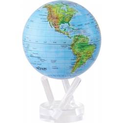 Mova Globes Moving Globe Blå Relief Small Globus