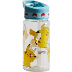 H&M Printed Water Bottle450ml Light Turquoise/Pokémon