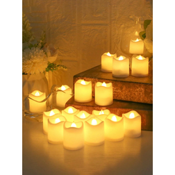 Shein Warm Color Flame Free 6 12 24pcs LED Candle 4.2cm 6pcs