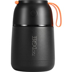 720°DGREE WunderJar Onyx Black Food Thermos 0.45L