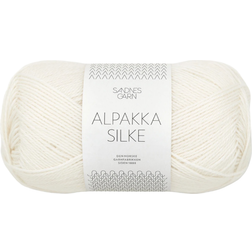 Sandnes Garn Alpakka Silke White 200m
