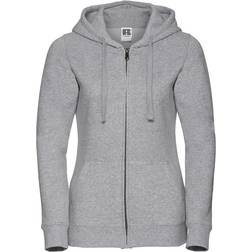 Russell Authentic Zipped Hood Jacket - Light Oxford