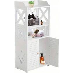 Shein Bathroom Storage Cabinet With 2 Door