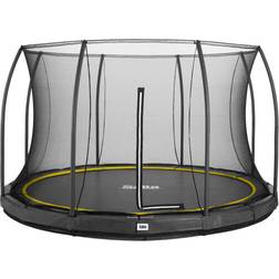 Salta Comfort Edition Ground Trampoline 366cm + Safety Net Black