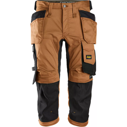 Snickers 6142 AllRoundWork 3/4 Pirate Trousers - Brown/Black