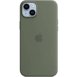 Apple Silicone Case with MagSafe for iPhone 14 Plus Olive