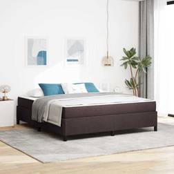 vidaXL Box Spring Seng Brun 180 x 200 cm Kontinentalseng