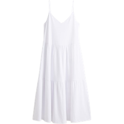 H&M Strappy Strokenjurk Dames - Wit