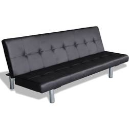 vidaXL 241722 Black Sofa 168cm
