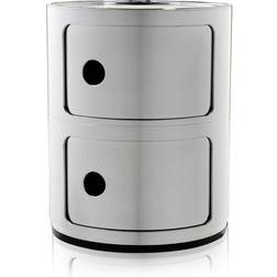 Kartell Componibili Chrome Storage Cabinet 32x40cm