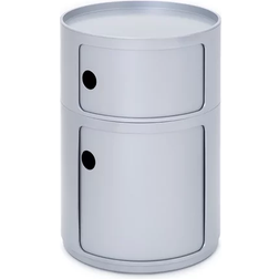 Kartell Componibili Silver Opbevaringsskab 42x61.5cm