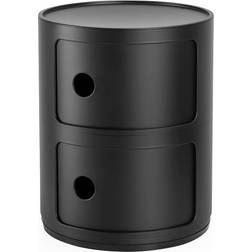 Kartell Componibili Matte Black Opbevaringsskab 32x40cm