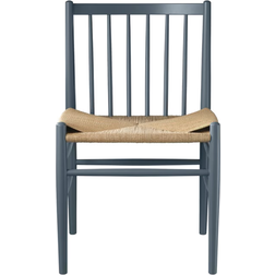 FDB Møbler J80 Blue Gray Beech/Nature Kitchen Chair 82cm