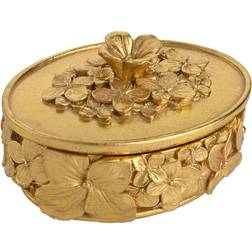 Hestia Hestia Gold Flower Trinket Box One Size Ask