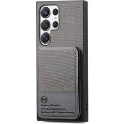 GANGXUN Samsung Galaxy S22 Ultra Leather Case Gray