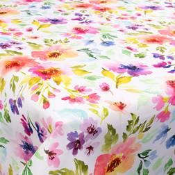 Borg Living Textil Vaxduk Med Akrylbeläggning Flower Multi 140 cm Bordsduk Multifärgad