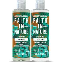 Faith in Nature Natural Coconut Shampoo and Conditioner Set 2 x 400ml