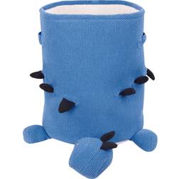 Beliani Cotton Blue Kids Basket Blue