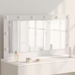 vidaXL Vanity with Led Lights 100x55x18 cm Table Mirror