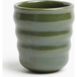 H&M Fluted Green Mug