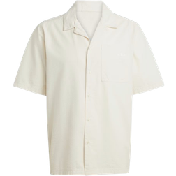 adidas Essentials Seersucker Short Sleeve Shirt - Wonder White
