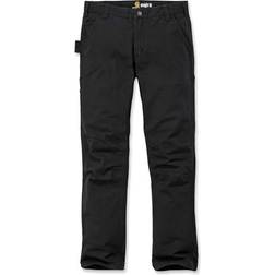 Carhartt Men's Rugged Flex Straight Fit Canvas 5-Pocket Tapered Work Pants - Black