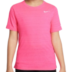 Nike Junior Dri-Fit Miler T-shirt - Hyper Pink
