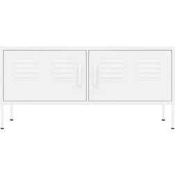vidaXL 336233 White TV Bench 35x50cm