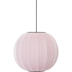 Made by Hand Knit-Wit 40 Light Pink Pendant Lamp ∅ 45cm