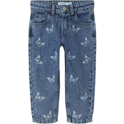 Name It Baggy Fit Jeans - Sommerfugle