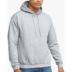 Hanes EcoSmart Unisex Fleece Hoodie - Ash