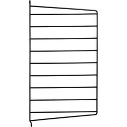 String Wall Panel Black Shelf 2pcs