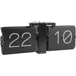 Karlsson No Case Flip Black Wall Clock 36cm